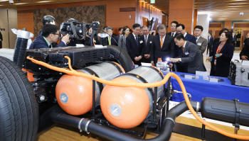 文대통령 “수소차·연료전지, 2030년 세계시장 점유율 1위 목표”(상보)