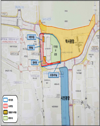 행안부 “서울시 광화문광장 재구조화 사업, 합의된 바 없다”