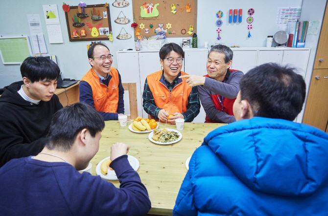 한화건설 '함께하는' 설 나눔봉사활동