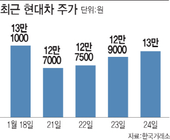'신차·지배구조 개선' 기대감에…현대차, 어닝쇼크에도 주가 웃다