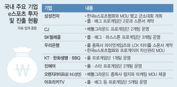 '글로벌 배틀'서 마케팅 효과… 기업들 'e스포츠단' 후원 붐