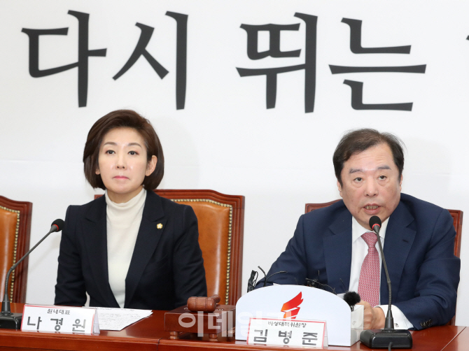[포토]'비대위원회·중진의원 회의' 주재하는 김병준 자유한국당 위원장