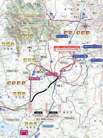 대전서 충남 논산·계룡 잇는 국도4호선 확 넓어진다