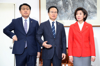 홍영표·나경원·김관영, 오찬회동…국회정상화 합의는 ‘불발’