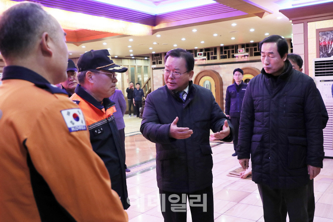 [포토]김부겸 행안부 장관, 설 명절 화재취약시설 현장점검