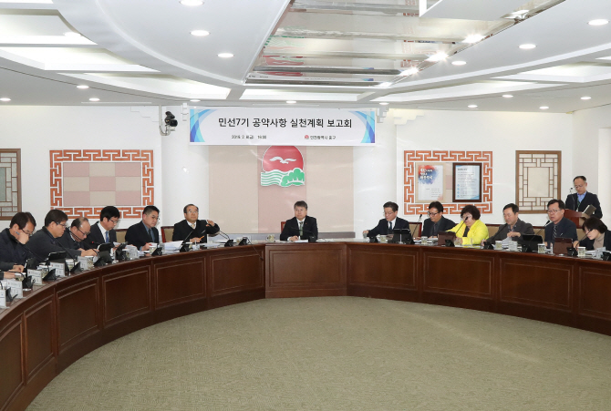 홍인성 인천 중구청장, 공약 실천계획 수립…"올해부터 본격 추진"