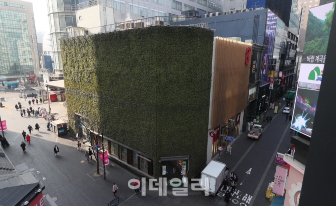 [포토]표준 공시지가 발표, 명동 네이처리퍼블릭 1위