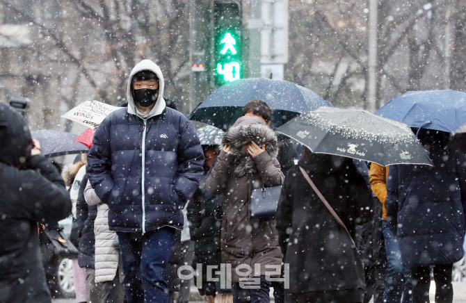 [포토]'우수에 함박눈이 펑펑'