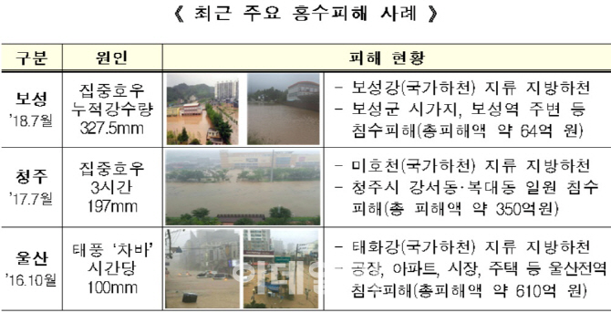 국토부, 하천 지정기준 재정비.."홍수에 안전한 국토 기대"