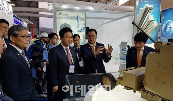 [포토]서주석 국방부 차관, '제12회 Aero India 2019 방산전시회' 참석