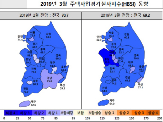 봄이 더 우울한 주택시장…주택사업경기지수 '뚝뚝'