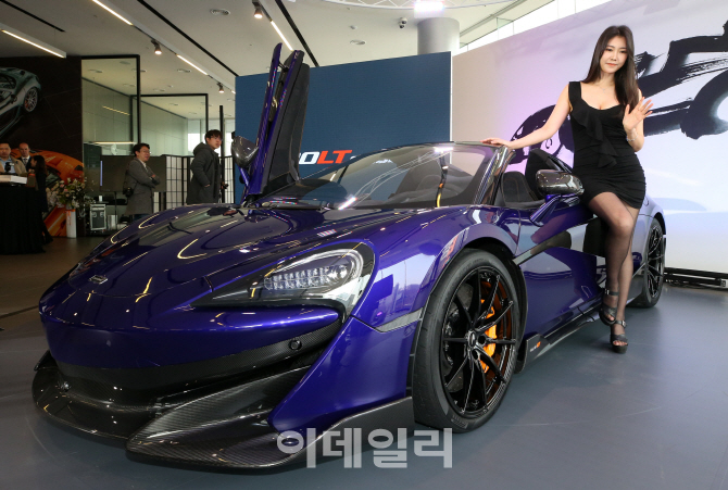 [포토]'3억원대 수제 오픈카', 맥라렌 '600LT 스파이더' 한국 상륙