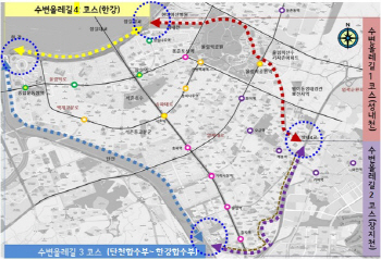 ‘송파수변올레길’ 21km 전체 코스 확정