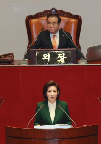 바른미래 “나경원 연설, 싸구려 비판…자아성찰부터 하라”