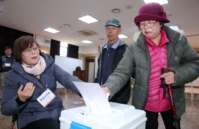 [포토]'전국동시조합장선거 실시, 조합원들의 선택은'