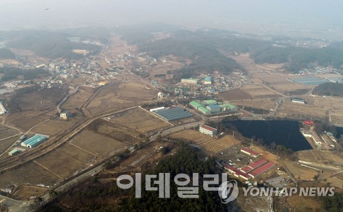 용인 '반도체 공장 부지' 땅값 2배 껑충..토지거래허가구역 지정