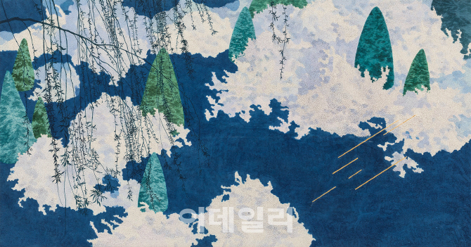 [e갤러리] 번쩍 섬광이 숲을 깨웠다…최가영 '다 좋다-버드나무'