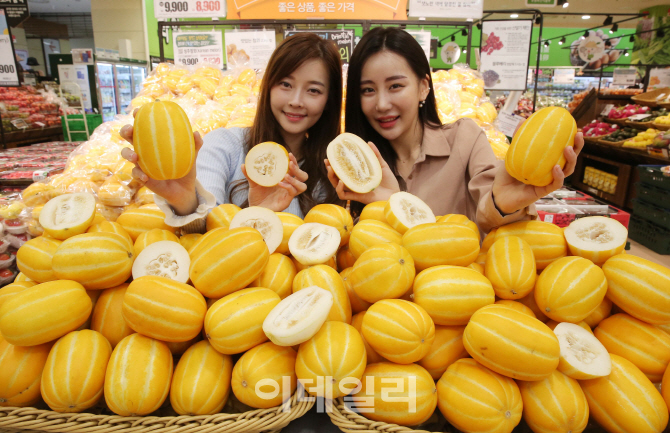 [포토]'올해 첫 수확한 성주참외가 왔어요'