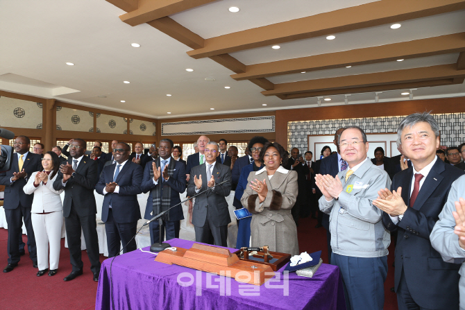 대우조선해양, 소난골 드릴십 명명식 개최