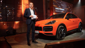 'BMW X6 겨냥'…포르쉐, 4인승 신형 '카이엔 쿠페' 최초 공개