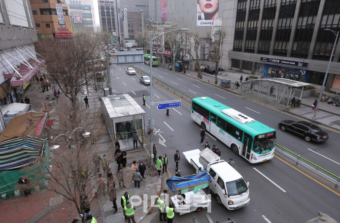 [포토]영등포역 일대 불법 노점상 철거