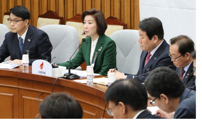 나경원 "사법개혁 핵심, 공수처 아니라 검경 인사권 독립"