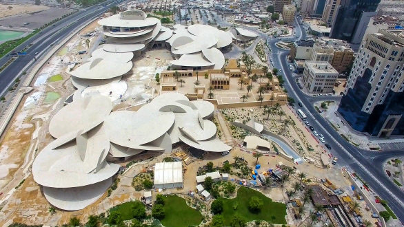 "중동 사막에 핀 장미"… 현대건설, '카타르 국립박물관' 문 열어