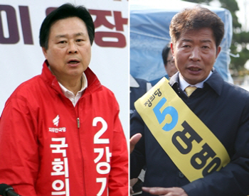 창원성산 여영국 41.3%·강기윤 28.5%..통영고성 정점식 38.2% 양문석 31.2%