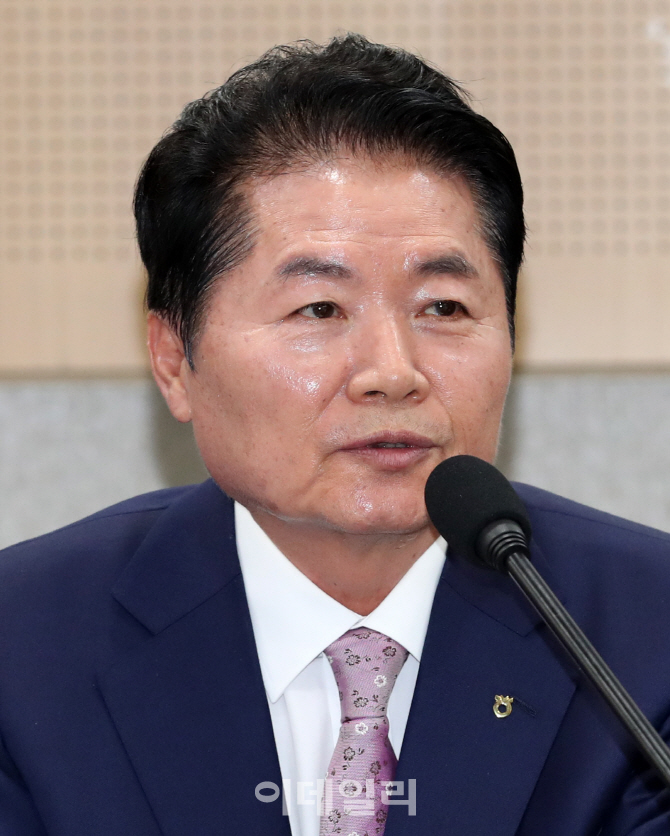 [포토]인사말하는 김병원 농협중앙회장