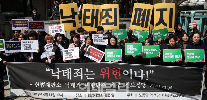 [포토]낙태죄는 위헌!