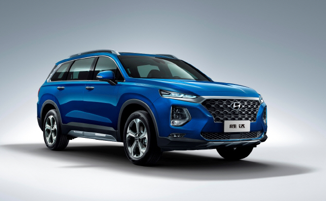 현대차, 중국서 신기술 탑재한 신형 싼타페 '셩다' 출시