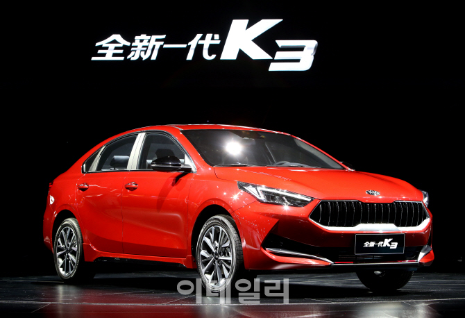 기아차, 중국 현지 전략형 신차 ‘올 뉴 K3’ 공개