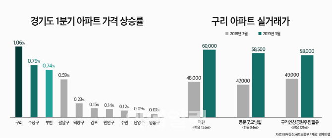 ‘8호선 연장의 힘’ 구리시 내 아파트, 1년새 1억 껑충