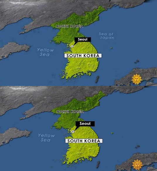 美 CBS, 방탄소년단 영상서 '일본해' 표기 삭제
