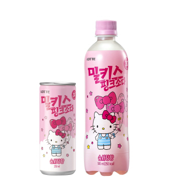 롯데칠성, 핑크빛 '밀키스 핑크소다' 출시