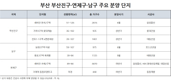 부산 아파트 2곳 중 1곳, 규제 해제지역서 공급