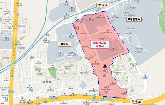 서울 중랑구 망우본동, 도시재생 희망지사업 선정
