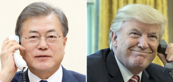  北발사체 논란에 대한 한미 정상의 대응