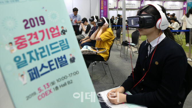 [포토]면접도 VR시대