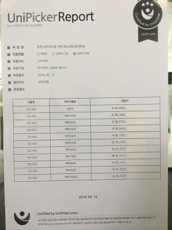 4.7만대 1 확률 뚫은 ‘로또 아파트 줍줍’ 주인공은