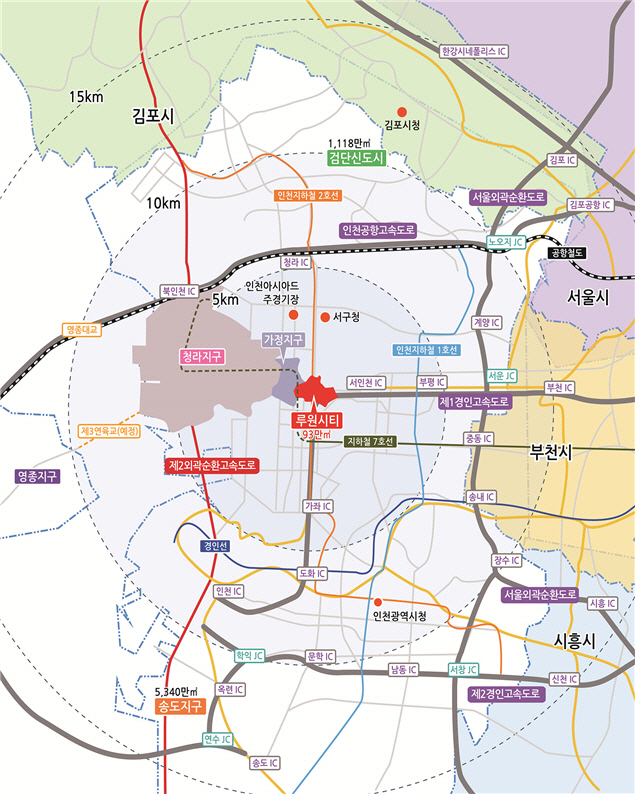 LH, 인천 루원시티·가정지구 상업용지 공급