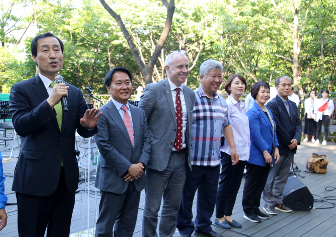 [포토] 안산 자락길 숲속무대 개장 기념식