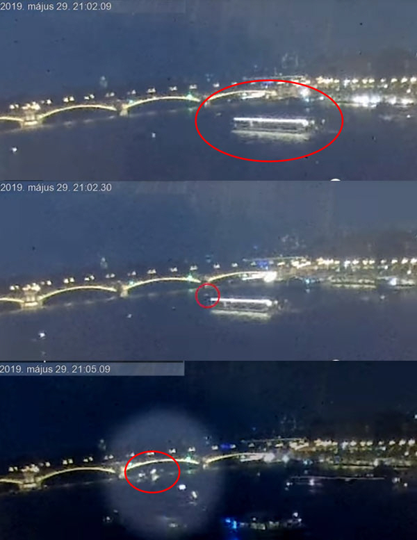 '헝가리 유람선 침몰' CCTV 공개..참좋은여행 "대형 바이킹선이 덮쳐"