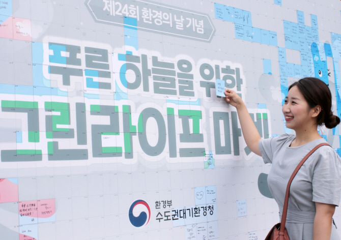 [포토] 수도권대기환경청, 푸른 하늘을 위한  그린라이프 마켓