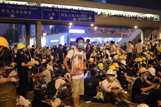 中 "홍콩시위는 폭력행위…법에 따라 처리 지지"