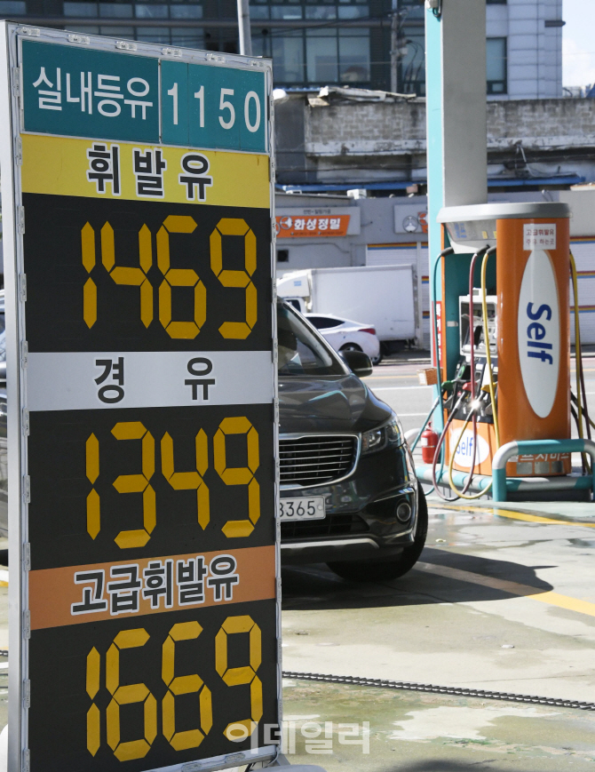 [포토]휘발유 가격 2주 연속하락