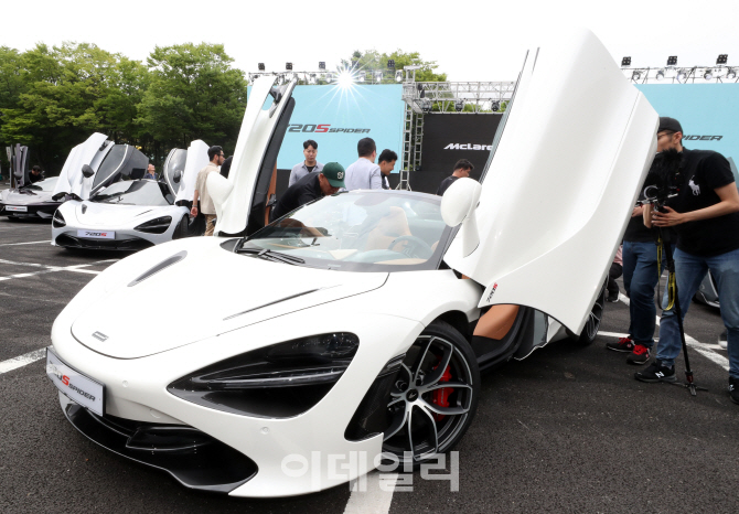 [포토]맥라렌 720S 스파이더 출시…국내 시작가 3억8500만원