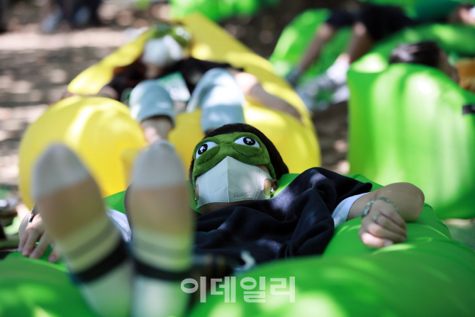 [포토]'숲에서 잠자는 기분'