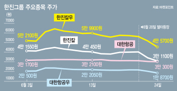 한진칼 백기사 등장에…KGCI, 지분경쟁 Go? Back?