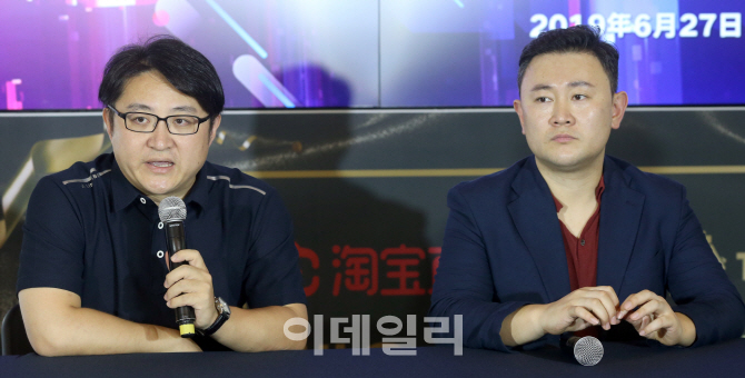 [포토]한국 취재진 만난 조웬웬 타오바오LIVE 대표